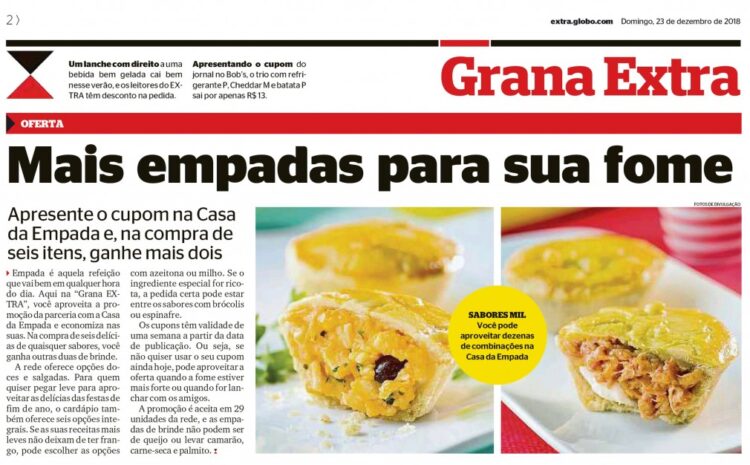  Grana Extra (Jornal Extra), 23 de dezembro de 2018